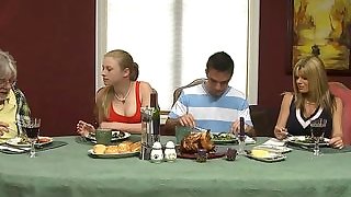 Blonde cuttie has a fuck in a nasty..